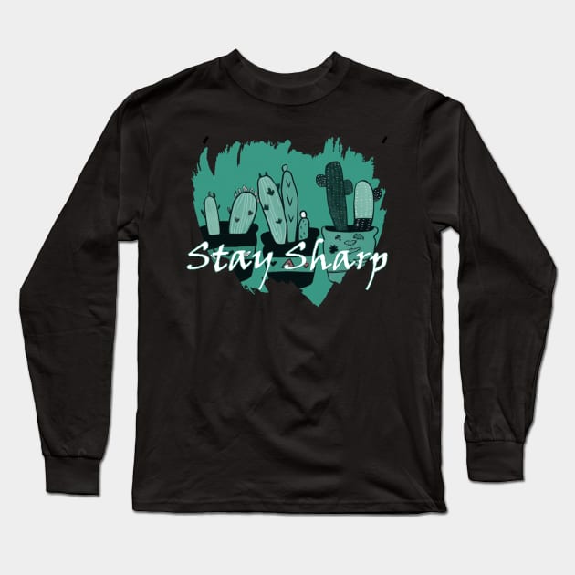 Stay sharp Long Sleeve T-Shirt by Pixy Official